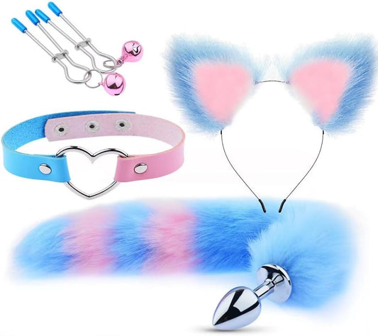 Wild Desires Fox Tail Play Set – 4-Piece Sensory Kit
