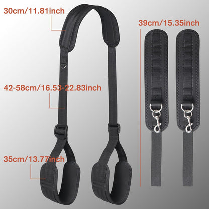 Bed Restraint Kit – Adjustable Neck, Hand & Leg Cuffs